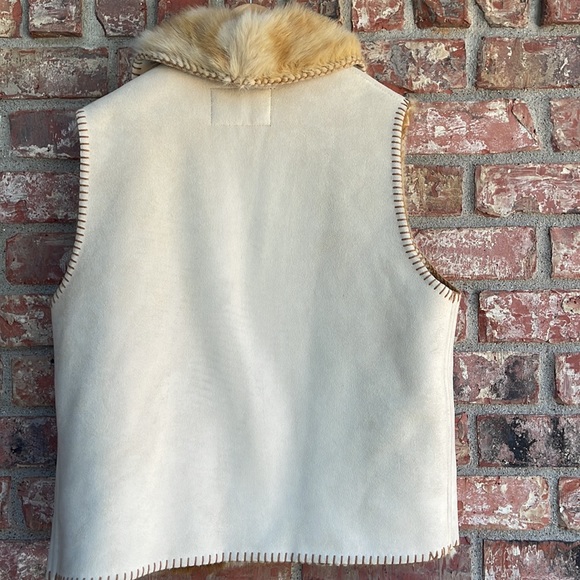 Vintage County Clothing Company faux fur  lined vest. - Picture 2 of 10